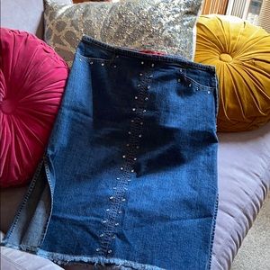 Denim stretch skirt Sz 11